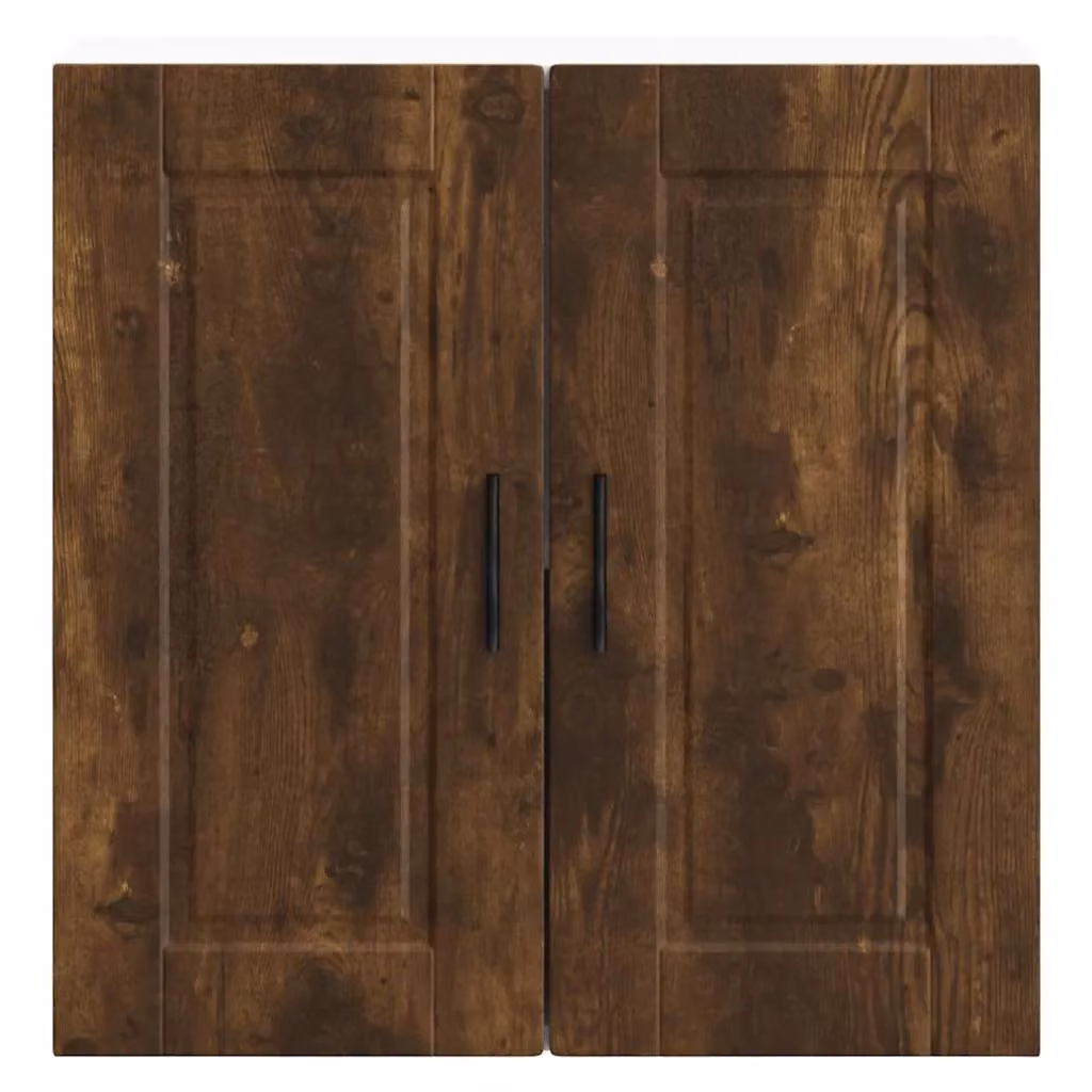 Berkfield Home Porto Smoked Oak Wall Cabinet in Brown – 4