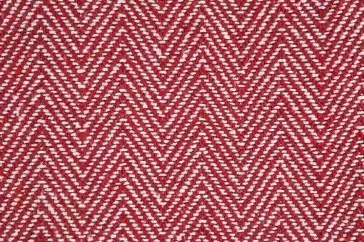 New Edge Blinds Hartley Collection Red Geometric Woven Cotton Throw, W: 228 cm, D: 254 cm – 2