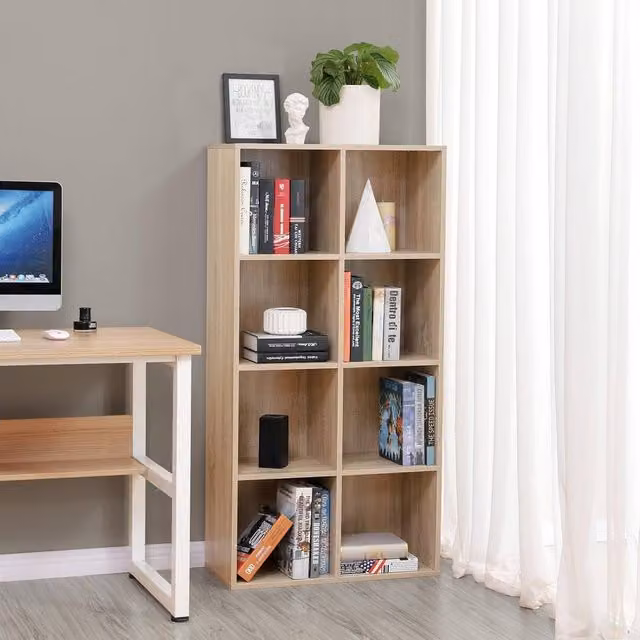 VASAGLE 8 Cube Storage Rack in Beige