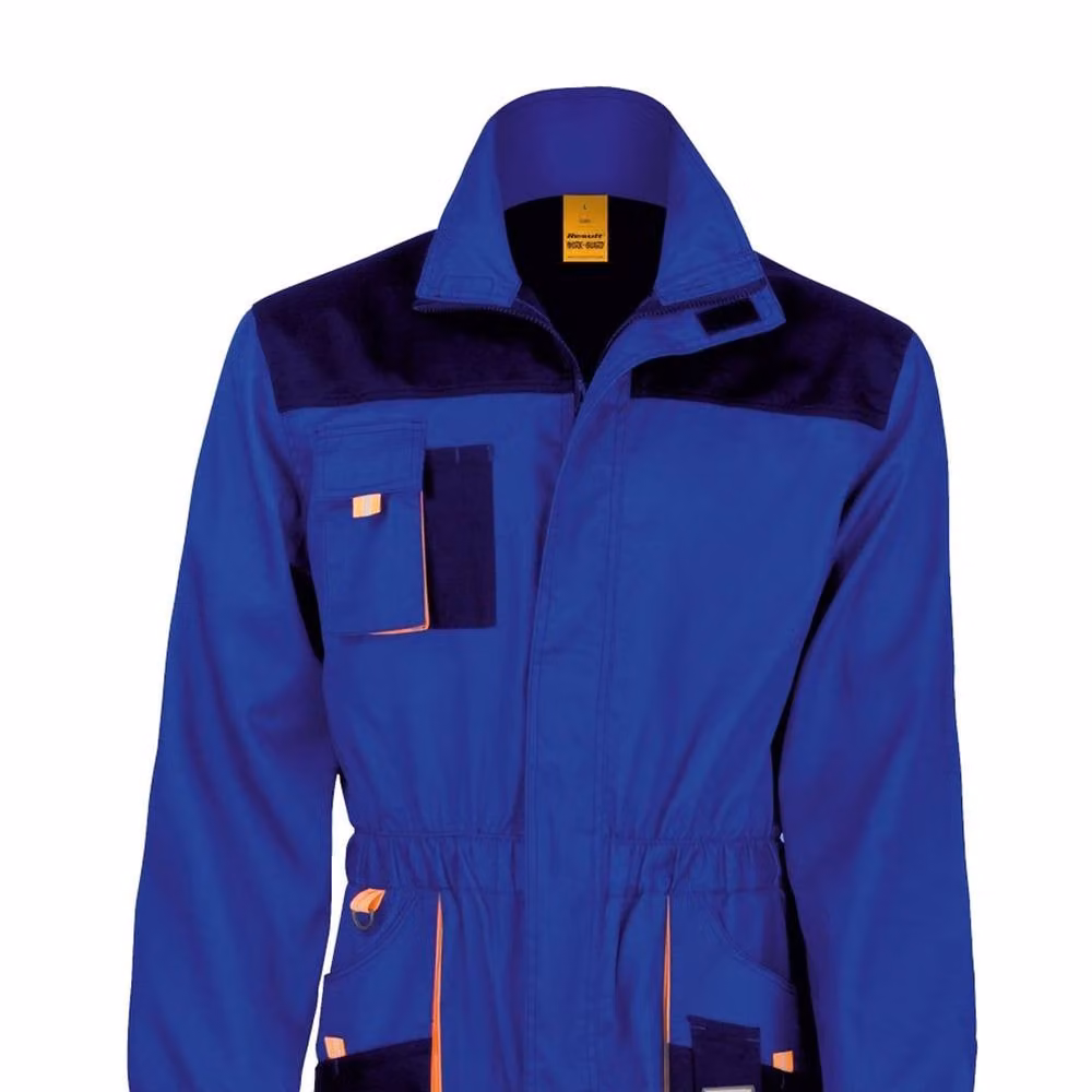 Result Work-Guard Lite Breathable and Windproof Poly-Cotton Workwear Coveralls, Pack of 2, Blue, Size: Medium – 2