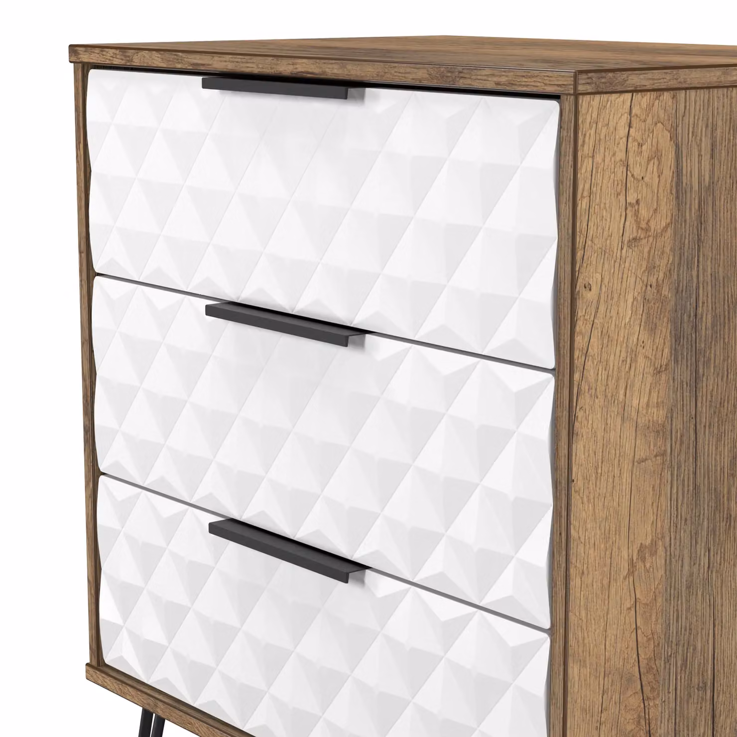 2 U Islay 3 Drawer Chest in White – 3