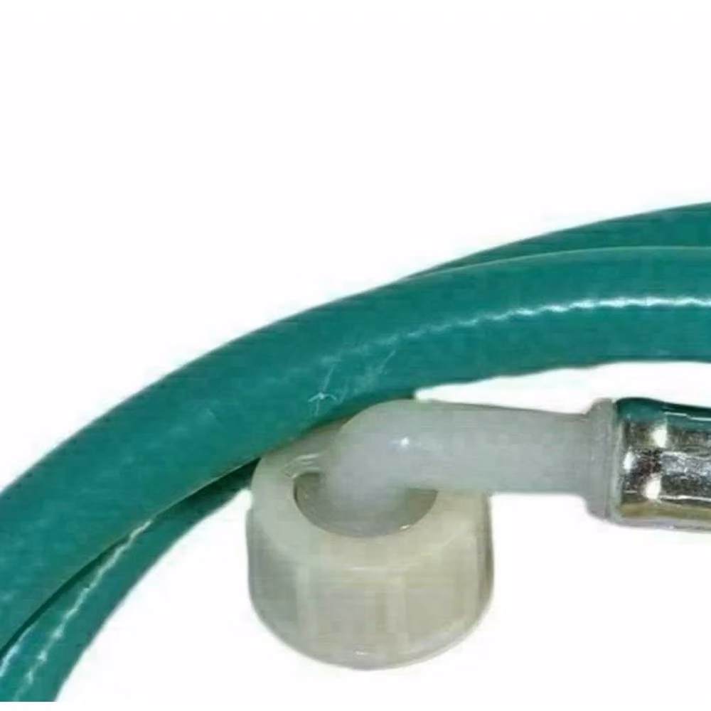 VOGREX Brass Wall-Mounted Garden Tap Kit with Green Hose Connector – 2