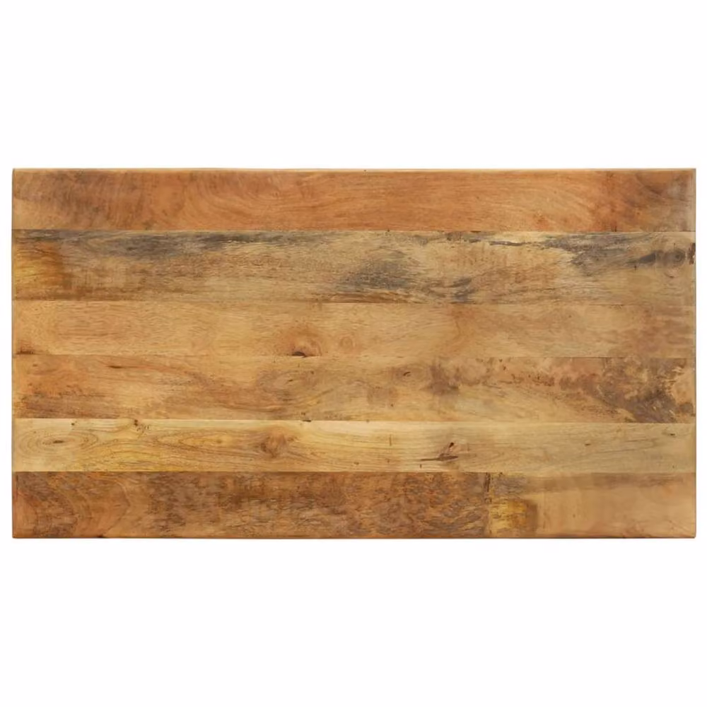 Berkfield Home Beautiful Solid Mango Wood Dining Table in Brown, W/D/H: 110 x 60 x 76 cm – 2