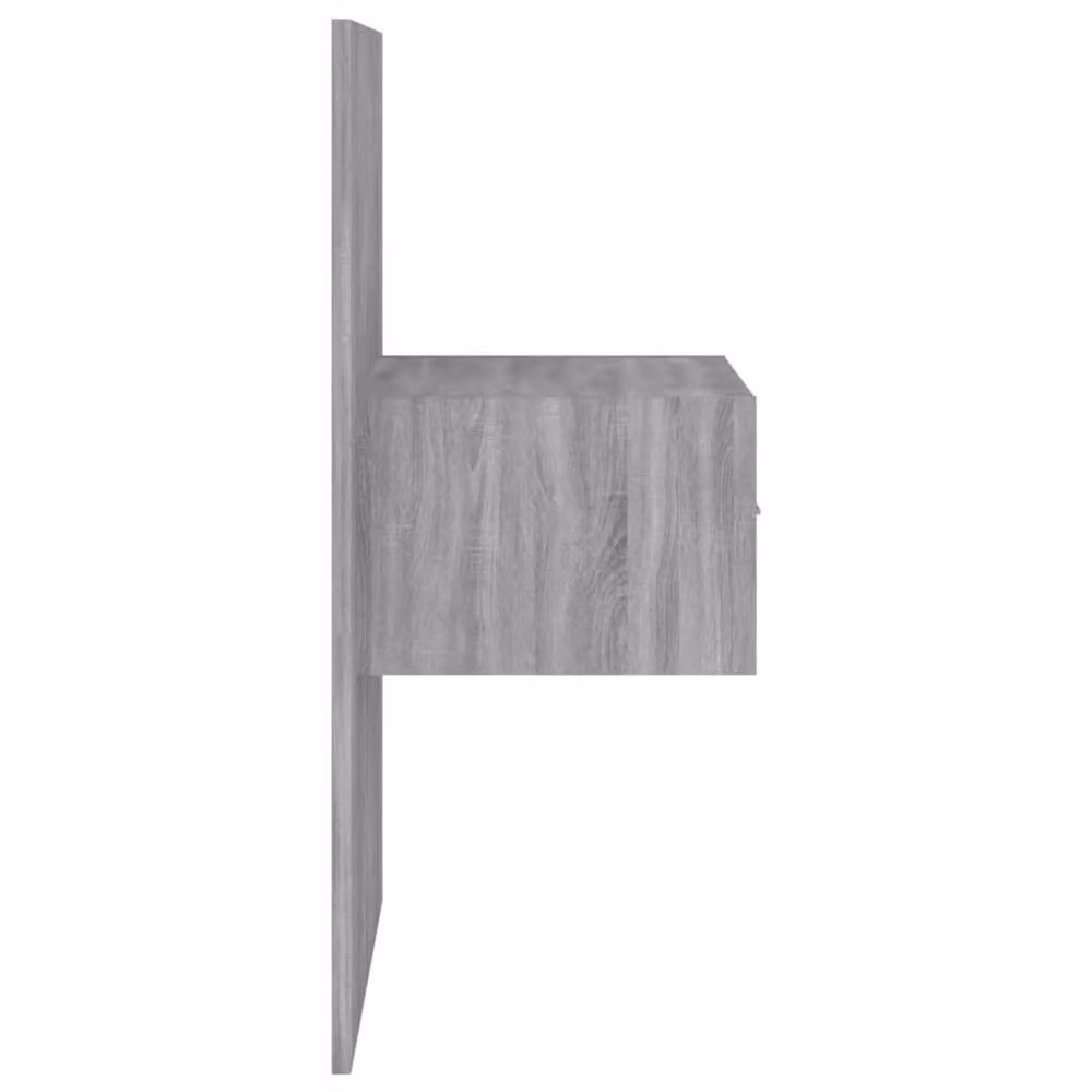 Berkfield Home Bed Headboard with Integrated Nightstands and Side Compartments in Grey Sonoma Engineered Wood – 2