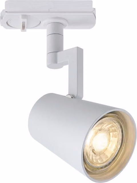 Nordlux Allison Adjustable Metal Track Rail Spot Light in White with GU10 Mains Connection