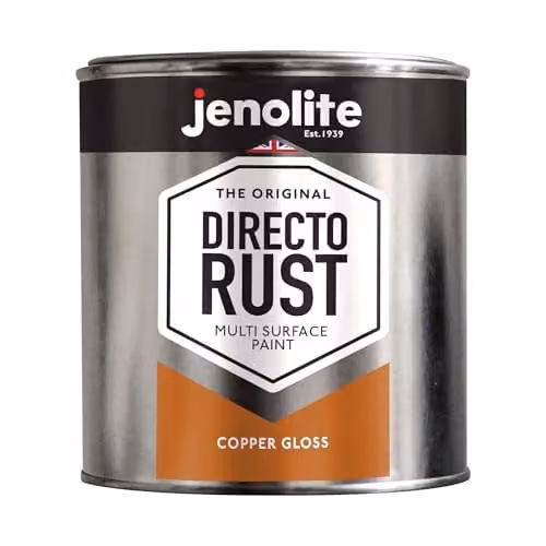 JENOLITE Direct to Rust Copper Paint Gloss Finish, 1 Litre – 1