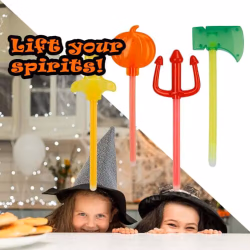 VFM e-Store Halloween Glow Wands in Multicolour, 4 Pack – 5
