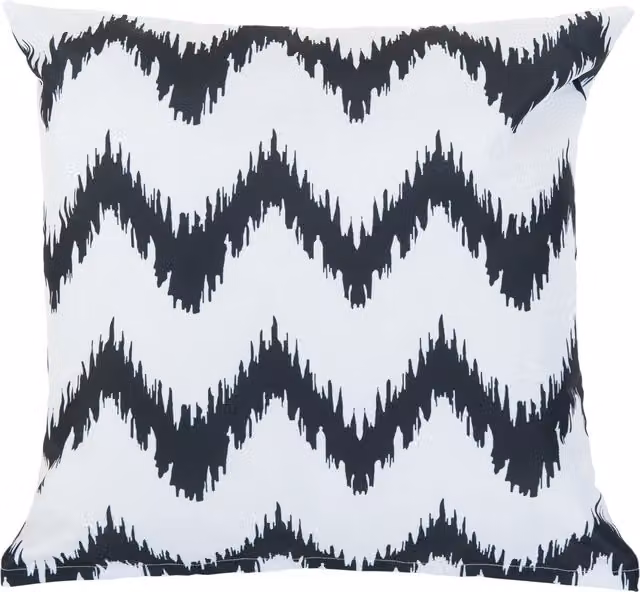 Gardenista Scandi Printed Outdoor Garden Scatter Cushion Cover in White