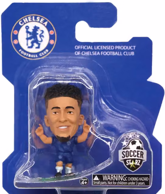 SoccerStarz Chelsea Jadon Sancho Home Kit Classic Mini Figure, Blue, Height: 5 cm