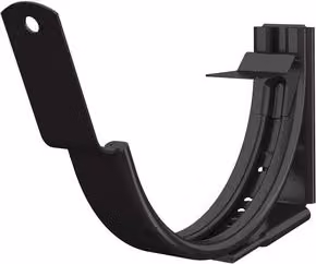 Lindab Steel Gutter Adjustable Fascia Bracket, 125mm, Brown