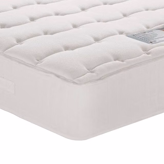 British Bed Company Anniversary Pocket Ortho 1000 Mattress in White, W/D/H: 140 x 200 cm