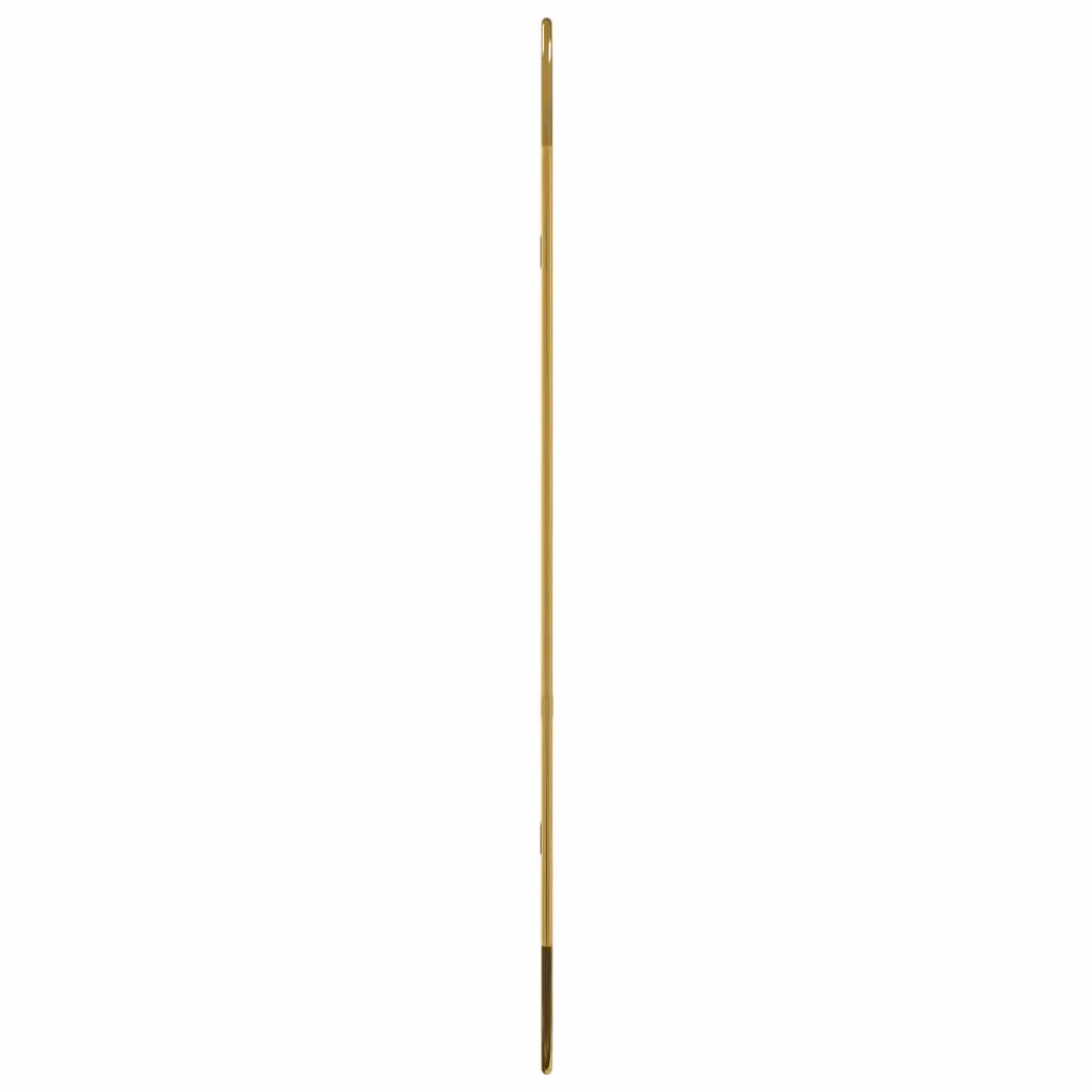 Berkfield Home Oval Gold Wall Mirror, W: 80 cm, H: 35 cm – 2