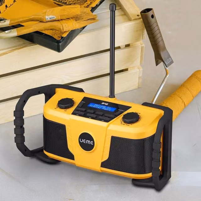 UEME 5W Jobsite DAB+ Radio - Yellow