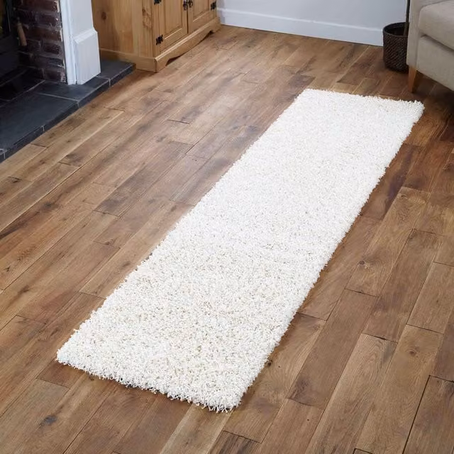 The Modern Rugs Everest Soft Fluffy Shaggy Rug in Blue and White