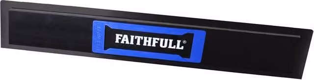 Faithfull Flexifit Stainless Steel Trowel with Foam Handle in Black, 71.12 cm