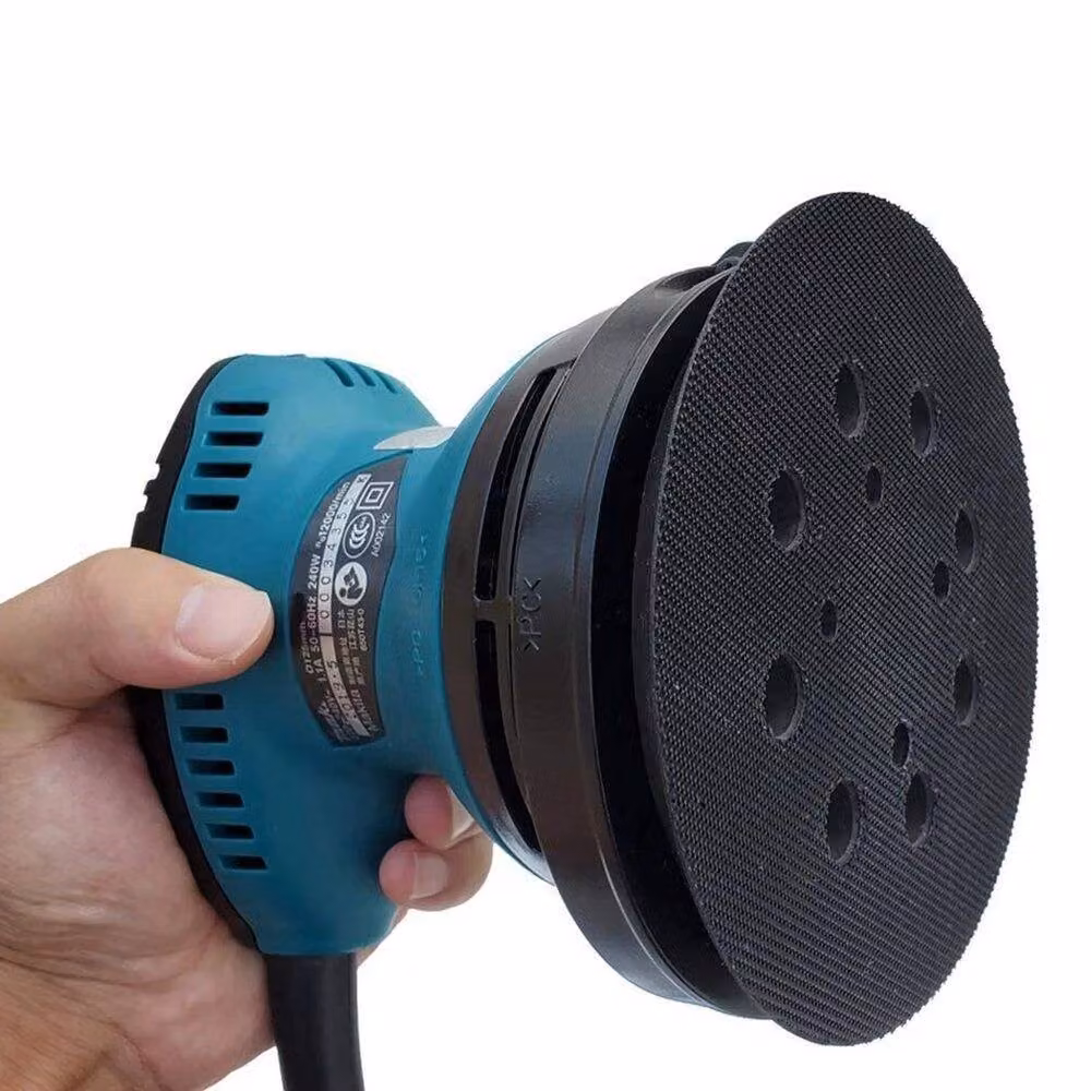 NESTLUNE 125mm Orbital Sander Backing Base Pad in Black compatible with Makita and DeWalt – 2