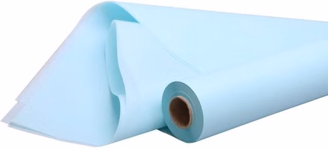 KDMD Baby Blue Frosted Plastic Film, W: 80 cm, L: 80 m