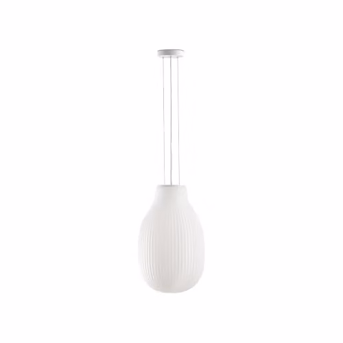 Netlighting Isabelle Sphere Globe Pendant Ceiling Light in White, Diameter: 31 cm – 1