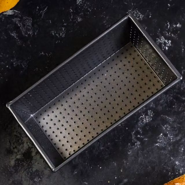 MasterClass Non-Stick Rectangular Carbon Steel Loaf Tin, Black, 1lb – 1
