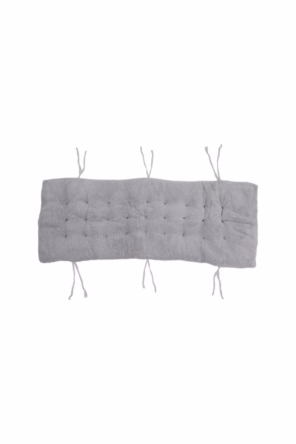 Living and Home Sherpa Fleece Lounge Cushion in Grey, W/D: 110 x 40 cm – 3