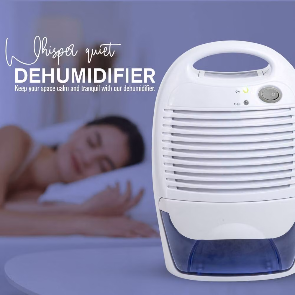 Tanness Portable Dehumidifier and Air Purifier, White, 700ml – 3