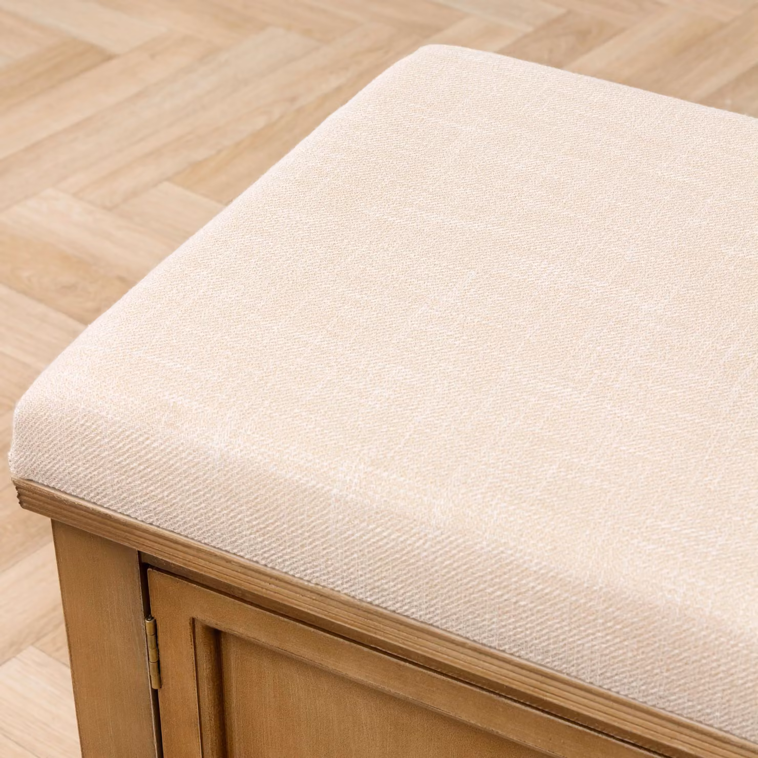 Voyage Maison Rosalie Wooden Bench in Beige – 4