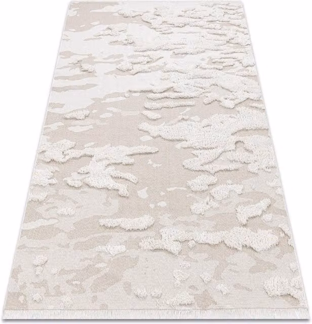 RugsX Moroc Moroccan Rug in Beige, W: 136 cm, L: 190 cm