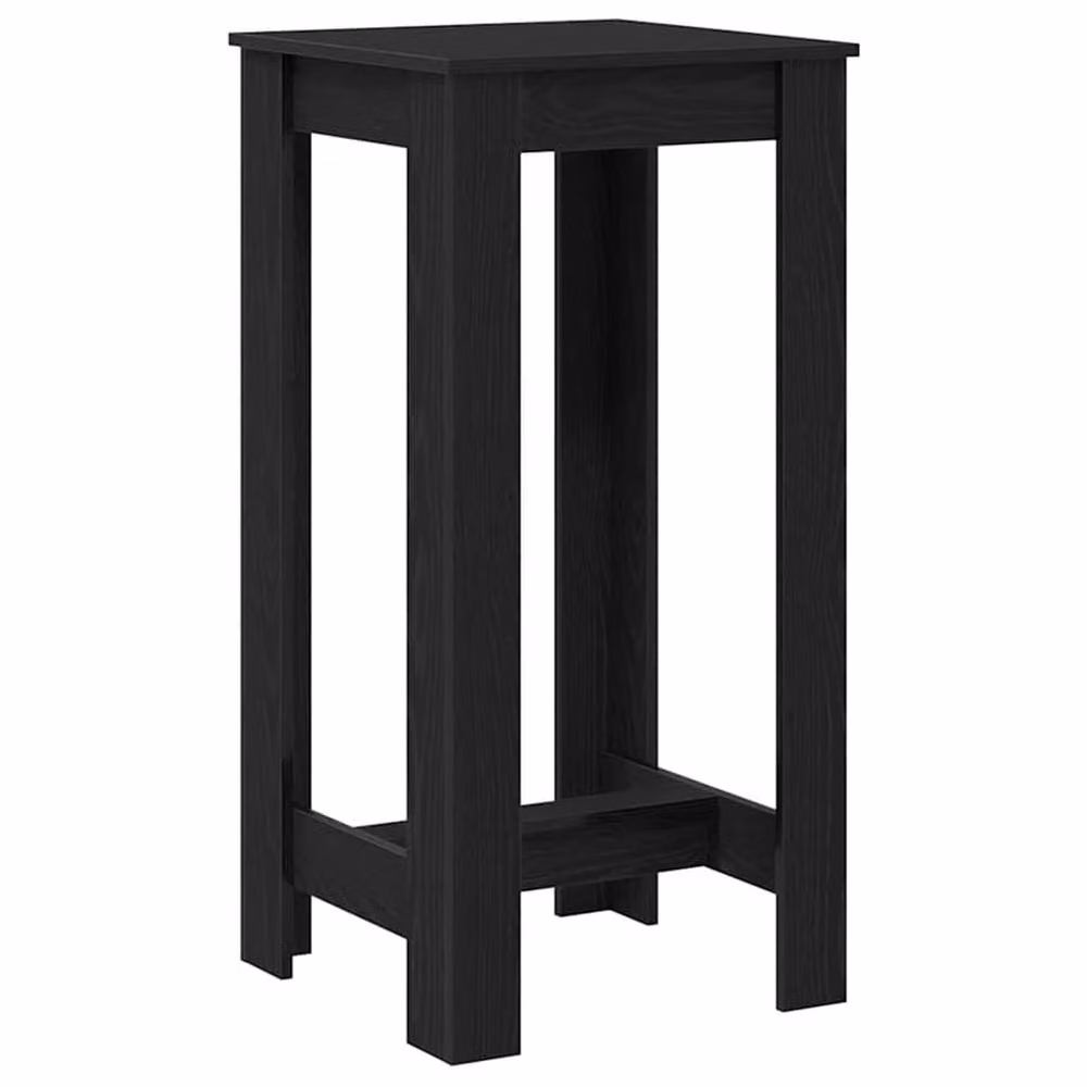 Berkfield Home Modern Black Oak Bar Table, W/D/H: 50 x 50 x 103.5 cm – 3