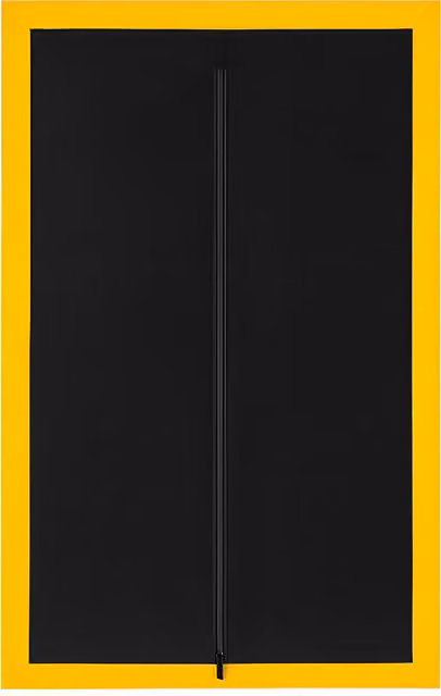 Sola 2-Pack Reusable Double-Sided Black Dust-Barrier Doorway Curtain with Zip, W: 110 cm, H: 220 cm