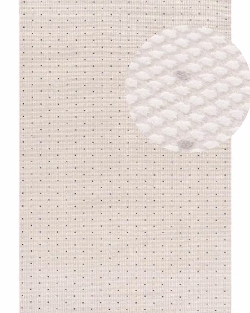 THE RUGS Carmel Modern Dotted Design Soft Pile Area Rug, Grey, W: 200 cm, L: 290 cm – 2