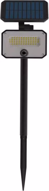 EnerJ Smart LED Solar Powered Landscape Spotlights with Motion Sensor in White