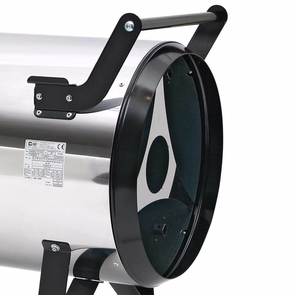 SIP FIREBALL 3711DV Propane Gas Space Heater in Silver and Multicolour Stainless Steel – 2