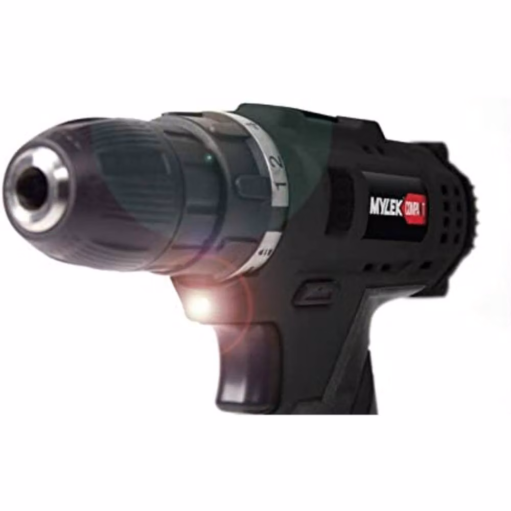 MYLEK 18V Cordless Li-ion Electric Drill Driver Set with 131 Accessories, Black – 2