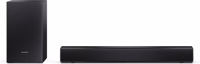 Sharp HT-SBW121K 2.1 Soundbar with Subwoofer and Remote, Black