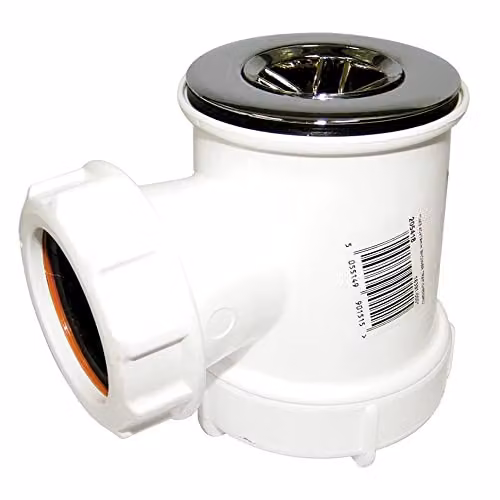 FloPlast easyclean shower trap, white, CP 40x19mm, H: 43mm