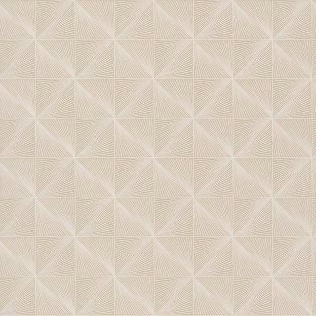 Grandeco Boutique Thuya Metallic Geo Embossed Abstract Art Deco Wallpaper in Beige