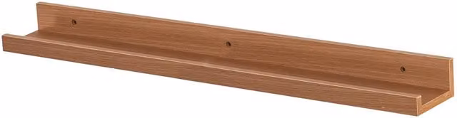 Harbour Housewares Floating Picture Ledge Wall Shelf, Brown – 3