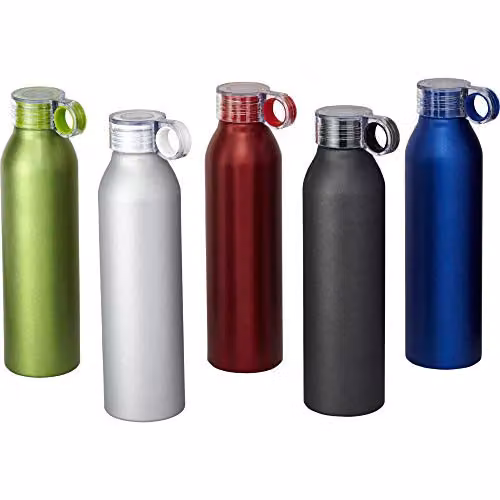 Bullet Grom Aluminium Sports Bottle with Carry Handle, Blue, 650 ml – 2