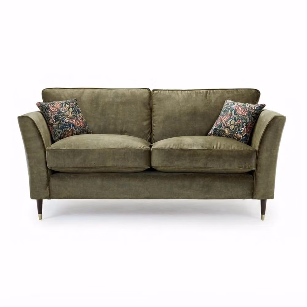 Stratus Interiors Idolic Fabric Upholstered Sofa in Green – 4
