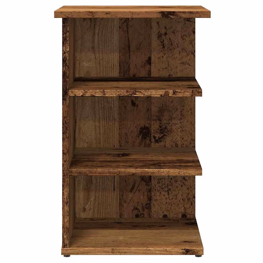 Berkfield Home Rustic Old Wood Sideboard in Brown, W/D/H: 35 x 35 x 55 cm – 3
