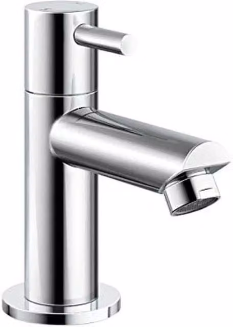 FLAVORA Modern Two-Handle Chrome Silver Bathroom Basin Faucet