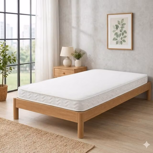Sleepur-pedic Reflex Foam Mattress, White, W/D/H: 90 x 190 x 13 cm
