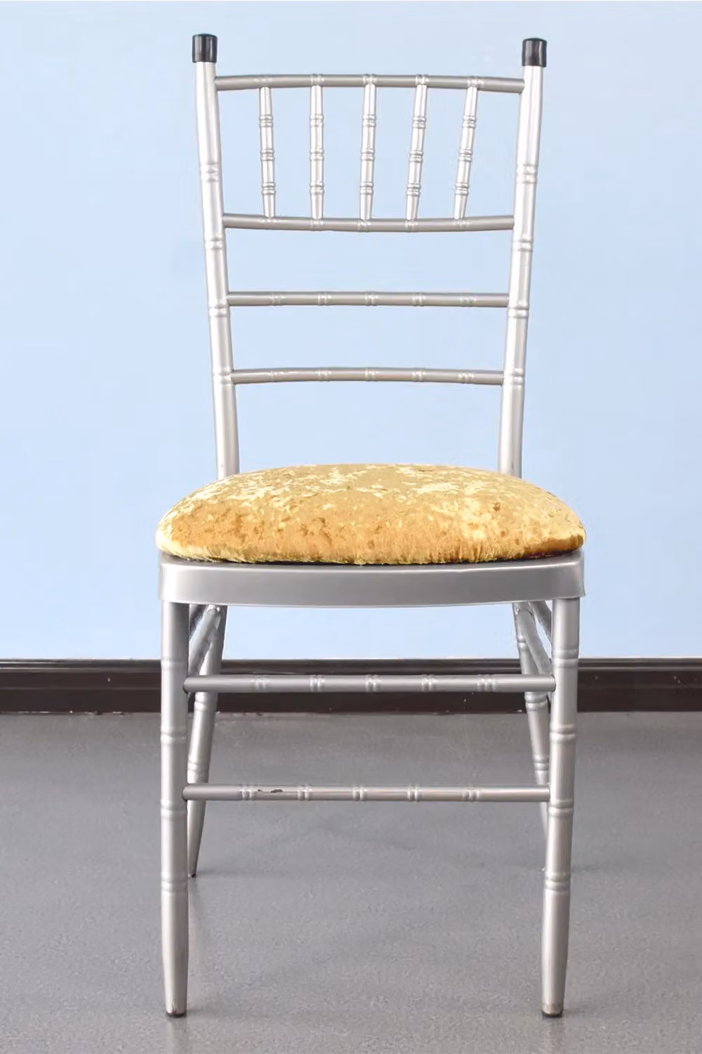Neel Blue 10-Piece Velvet Dining Chair Seat Cover Set in Blue and Gold – 2
