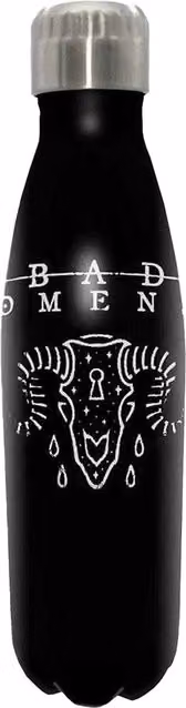 Bad Omens Ram Skull Vacuum Insulated Stainless Steel Water Bottle, Black, 500 ml – 1