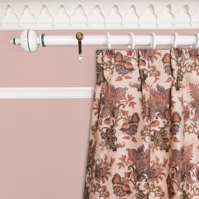House of Hackney Persephone Jacquard Floral Curtain Panel in Pink Tourmaline