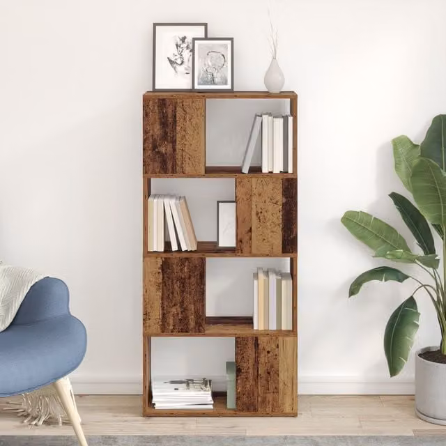 Berkfield Home Rustic Brown Storage Unit, W/D/H: 60 x 24 x 124 cm – 1