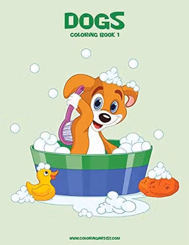 Dogs Colouring Book 1: Volume 1 by Createspace
