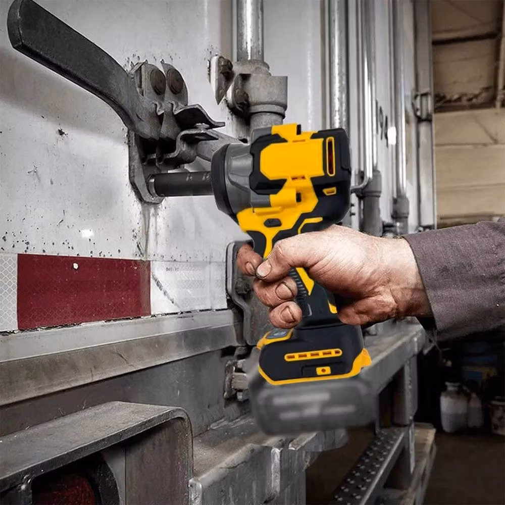 SPETLEK 1/2 inch Brushless Cordless Electric Impact Wrench in Yellow – 6