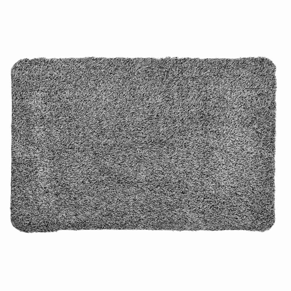 JVL Kensington Machine Washable Barrier Doormat, Grey, W: 50 cm, D: 75 cm – 2