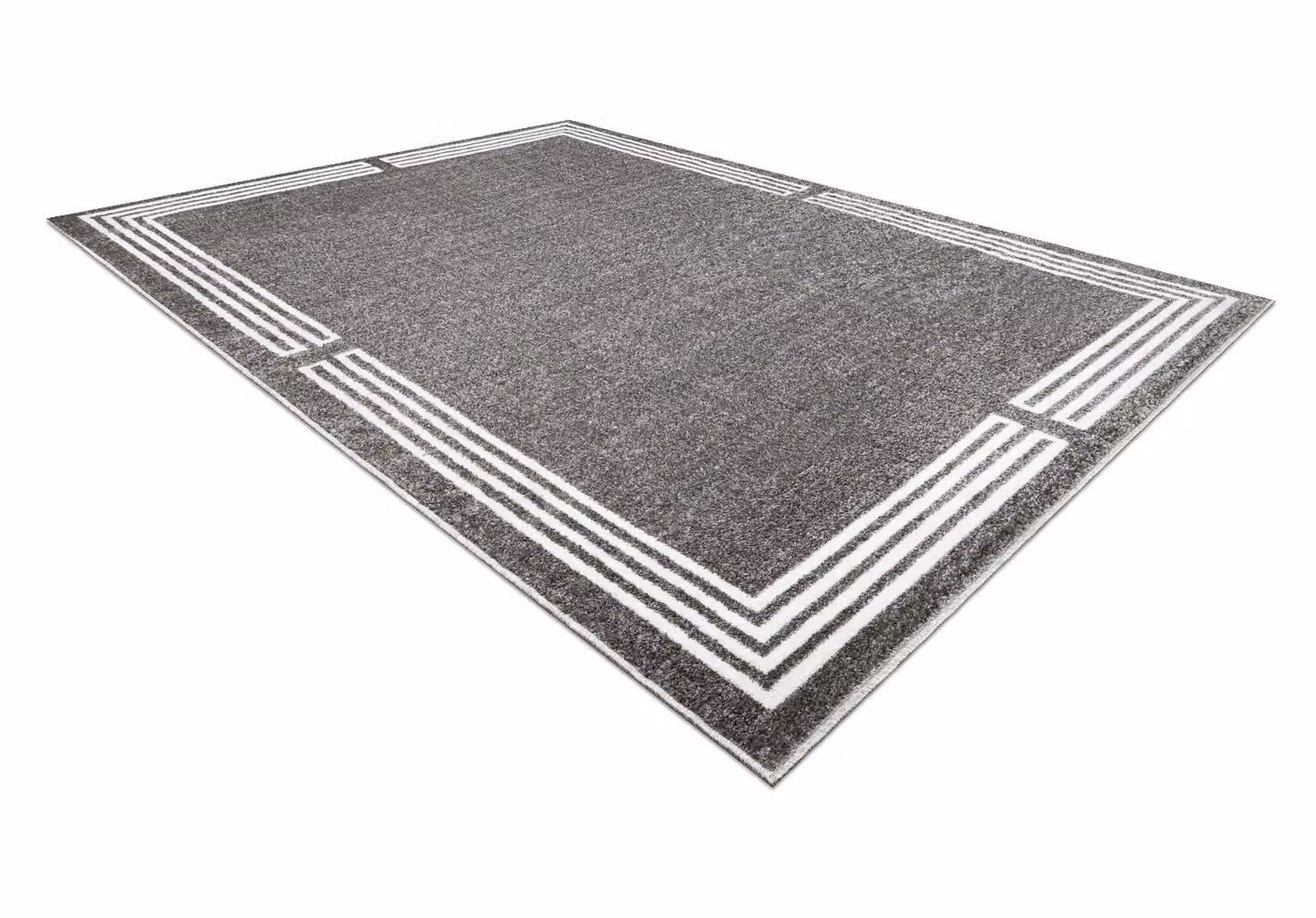 RugsX Mateo Grey High-Low Effect Modern Rectangular Rug W: 160 cm, L: 220 cm – 3